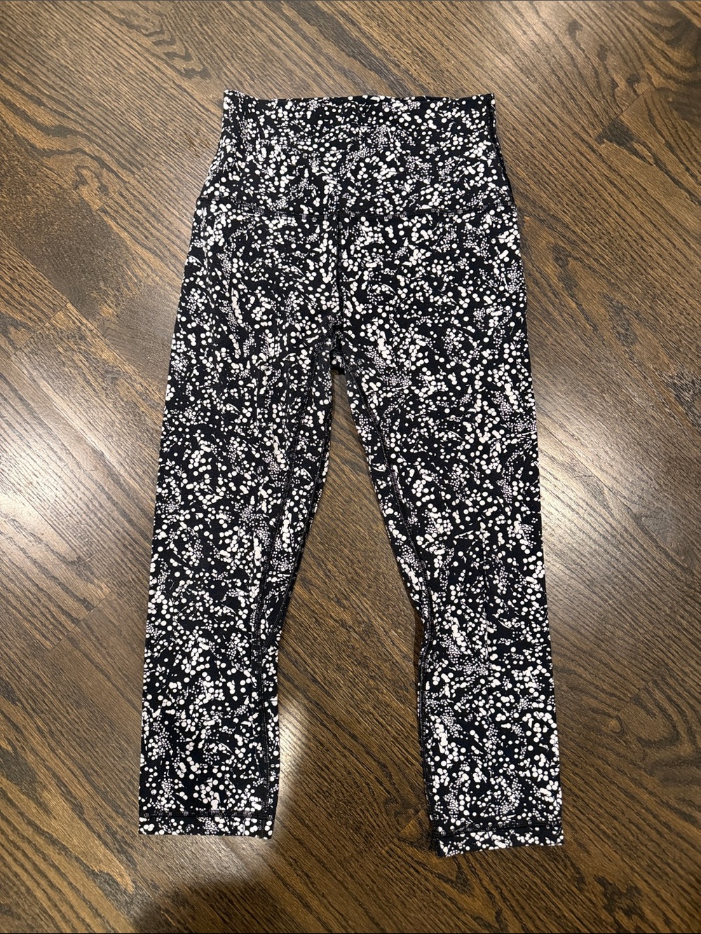lululemon athletica Black & White Speckle Leggings